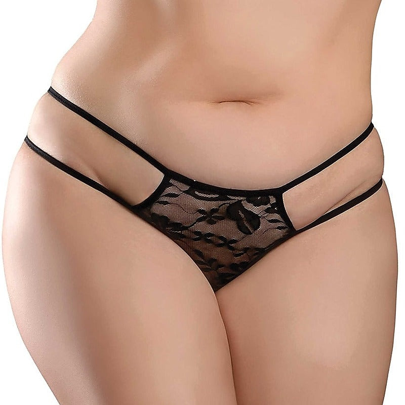 Crotchless Pleasure Pearls Panties by Pipedream - Strap On Sextoys