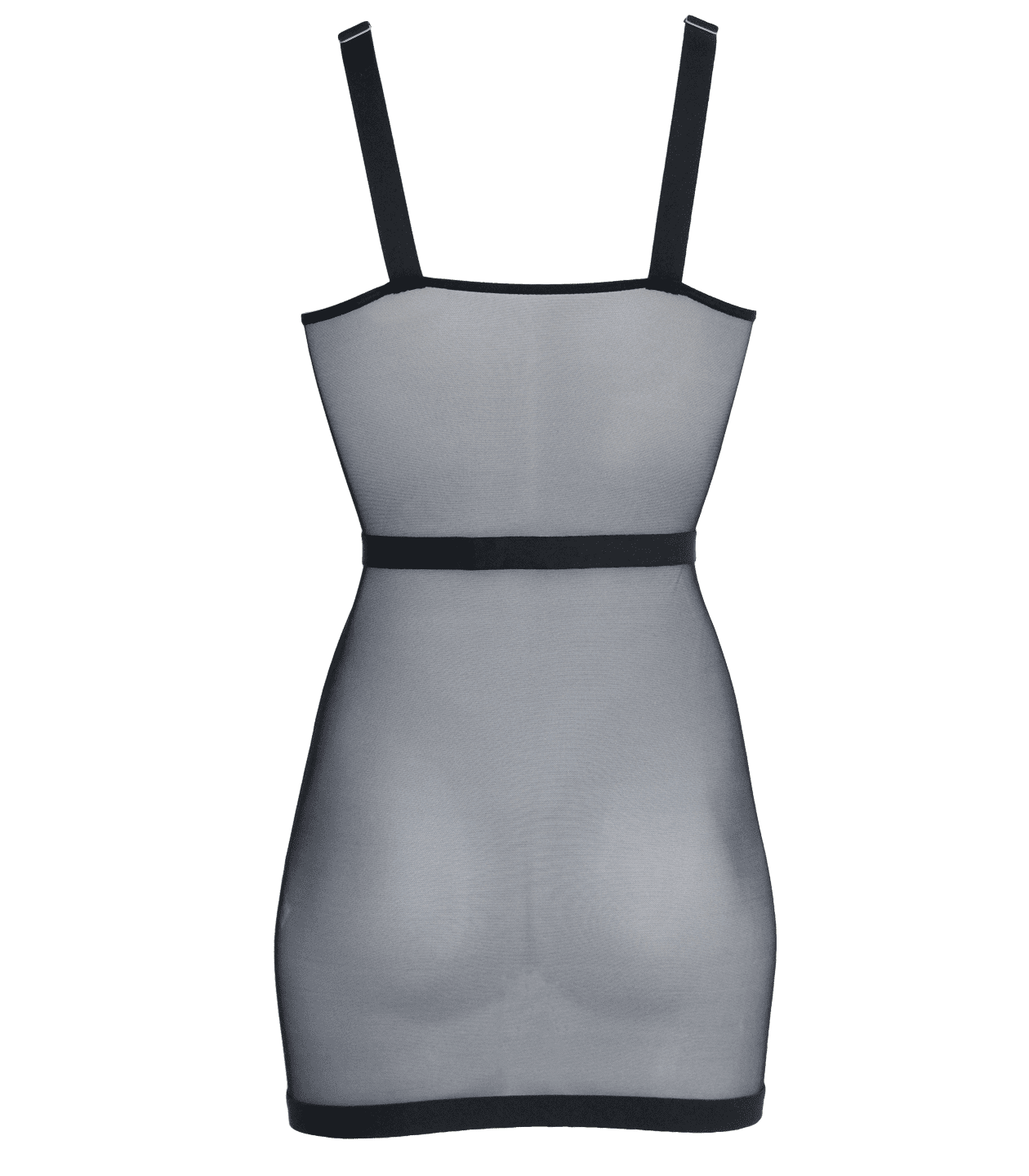 Muse Elastic Banding Black Mesh Womens Dress Her Fetish