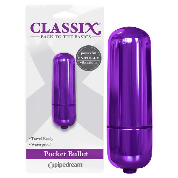 Pipedream Classix Vibrating Pocket Bullet Massager Bullet Vibrators