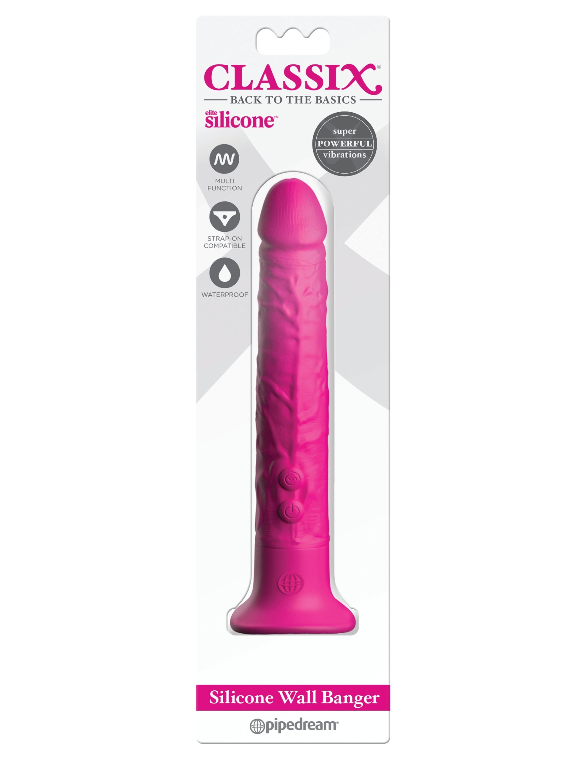 Pipedream Classix Wall Banger 2.0 Realistic Dildo Vibrating Dildos