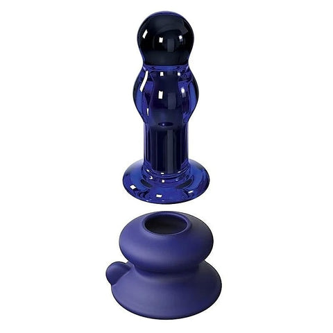 Pipedream Icicles No 83 Remote Control Vibrating Glass Plug - Butt Plugs