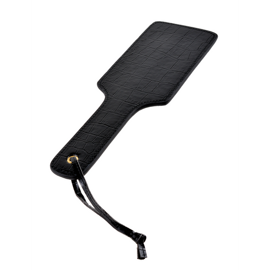 Fetish Fantasy Gold Pleasure Bondage Paddle Black - Paddles And Slappers