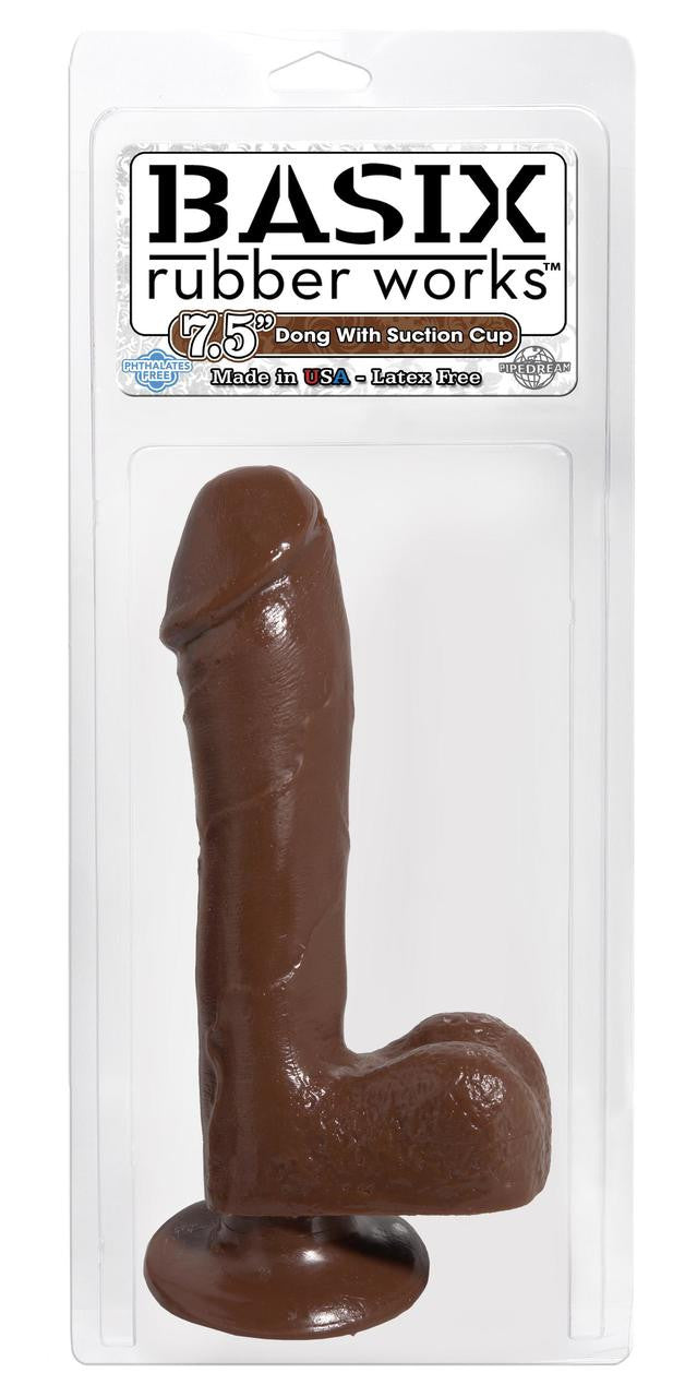 Pipedream Basix 7.5 Inch Realistic Dong with Suction Cup Realistic Dildos