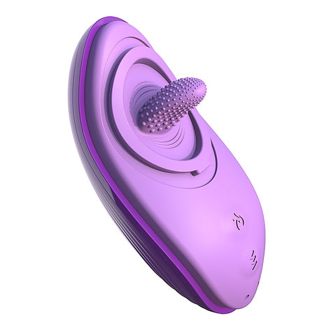Fantasy For Her Silicone Fun Tongue Clitoral Vibrator - Clit Ticklers and Pulsators