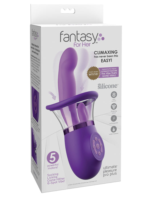 Fantasy for Her Ultimate Pleasure Pro Plus Rabbit Vibrator - Rabbit Vibrators
