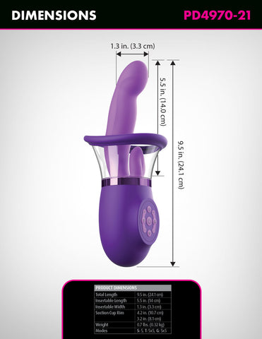 Fantasy for Her Ultimate Pleasure Pro Plus Rabbit Vibrator - Rabbit Vibrators