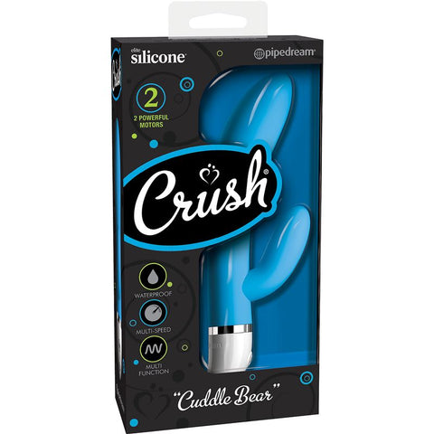 Pipedream Crush Cuddle Bear Mini Rabbit Vibrator - Rabbit Vibrators