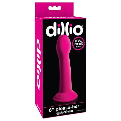 Dillio 6 Inch Please-Her Suction Cup Dildo - Realistic Dildos