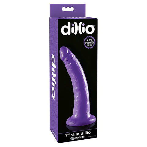 Pipedream Dillio Slim 7 inch Harness Compatible Dildo