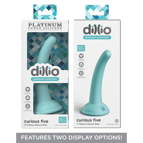 Dillio Platinum Curious Five Silicone Dildo by Pipedream - Realistic Dildos