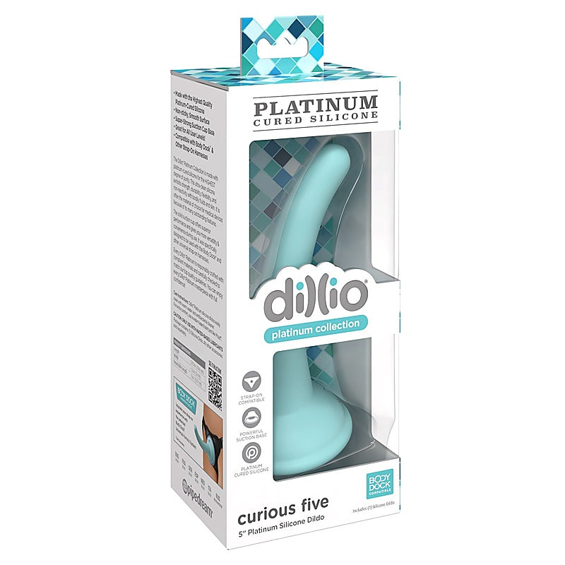 Dillio Platinum Curious Five Silicone Dildo by Pipedream - Realistic Dildos