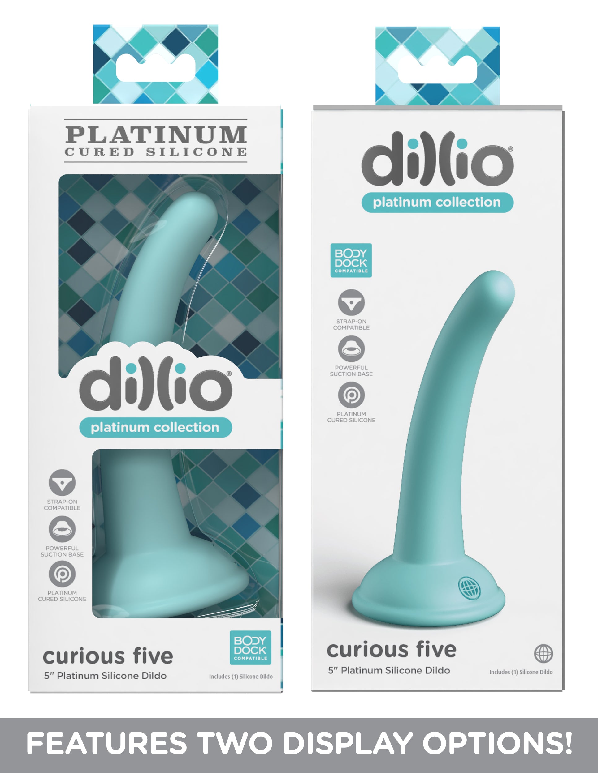 Pipedream Dillio Platinum Curious Five Silicone Dildo Realistic Dildos