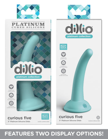Pipedream Dillio Platinum Curious Five Silicone Dildo - Realistic Dildos