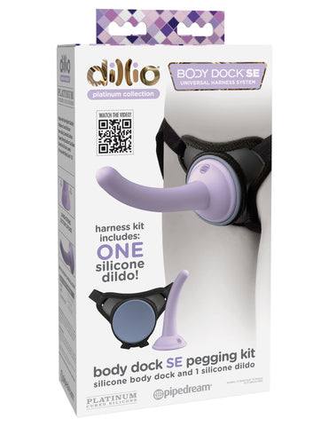Dillio Platinum Body Dock SE 5 Inch Strap-On Pegging Kit - Strap On Sextoys