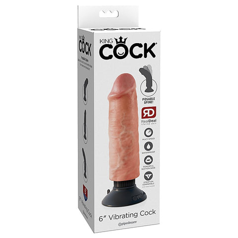 King Cock Vibrating Cock Flesh by Pipedream Products - Vibrating Dildos