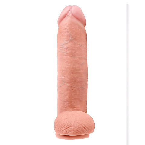 King Cock 12 Inch Suction Cup Realistic Dildo - Realistic Dildos