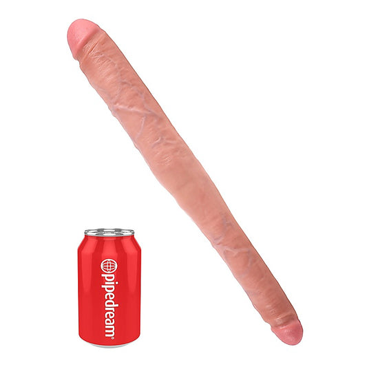 King Cock 16 inch Tapered Tip Double Ender Realistic Dong