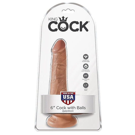 King Cock 6 inch Cock with Balls