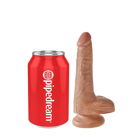 King Cock 6 Inch Suction Cup Realistic Dildo - Realistic Dildos