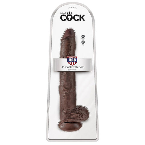 King Cock 14 Inch Cock with Balls by Pipedream Products - Realistic Dildos