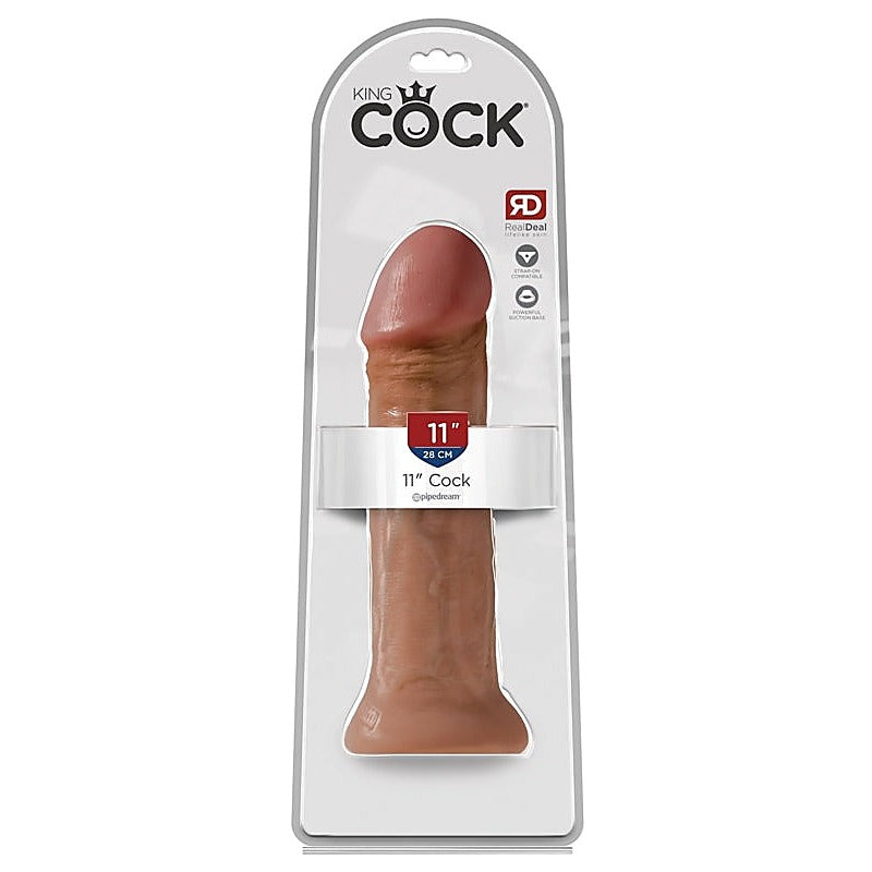 King Cock Suction Cup Base Realistic Dildo Flesh - Realistic Dildos