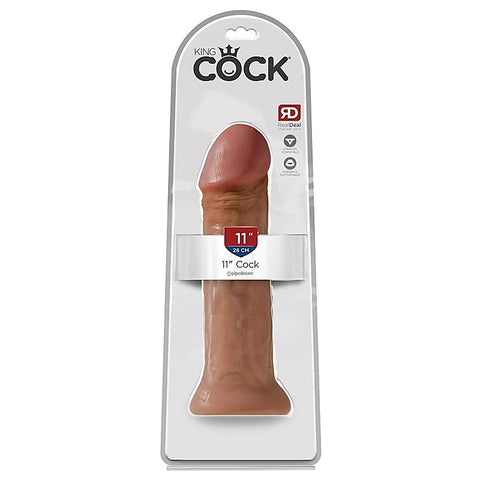 King Cock Suction Cup Base Realistic Dildo Flesh - Realistic Dildos