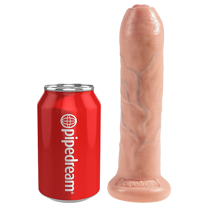 King Cock Uncut Lifelike with Foreskin Realistic Dildo - Realistic Dildos