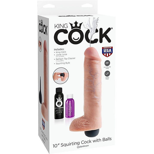 King Cock Squirting Cock with Balls Flesh - Realistic Dildos