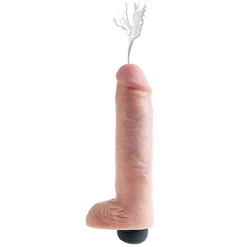 King Cock Squirting Realistic Cock with Balls - Realistic Dildos