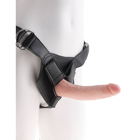 King Cock Strap-On Harness with Realistic Cock Flesh