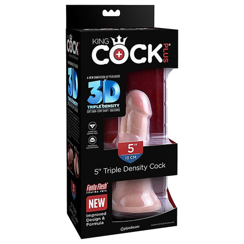 King Cock Plus Triple Density Realistic Feel Dildo - Realistic Dildos