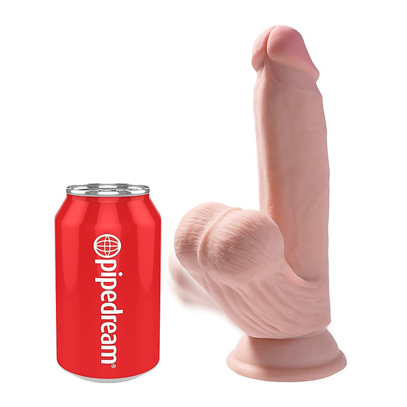 King Cock Plus Triple Density Cock With Swinging Balls - Realistic Dildos