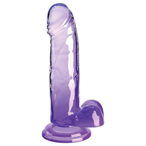 King Cock Clear 7 Inch Cock with Balls by Pipedream Products - Realistic Dildos