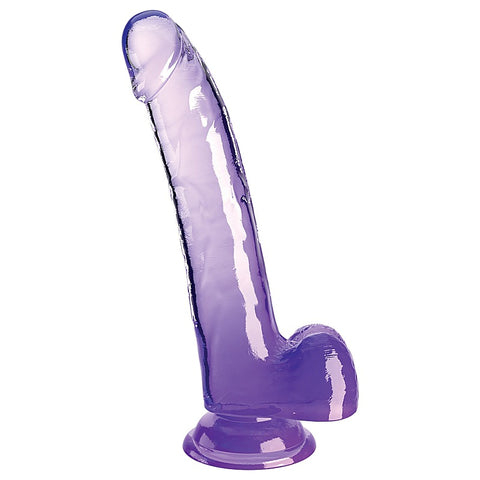 King Cock Clear 9 Inch Cock with Balls by Pipedream Products - Realistic Dildos
