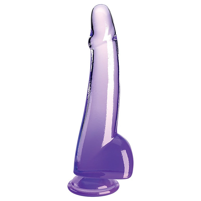 King Cock Clear 10 Inch with Balls by Pipedream Products - Realistic Dildos
