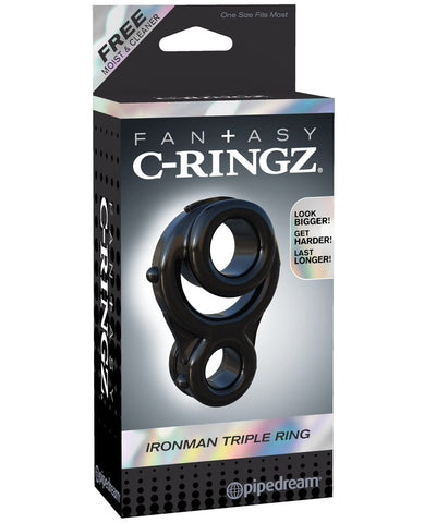 Pipedream Fantasy C-Ringz Ironman Triple Cock Ring - Stretchy Cock Rings