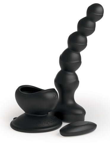 Pipedream 3Some Wall Banger Vibrating Anal Beads - Anal Beads and Balls