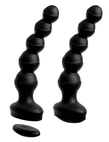 Pipedream 3Some Wall Banger Vibrating Anal Beads - Anal Beads and Balls