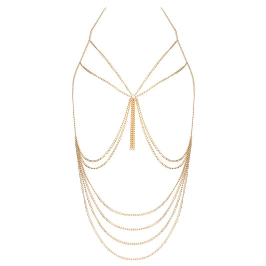 Muse Tassel BDSM Chain Harness O/S Cuffs And Restraints