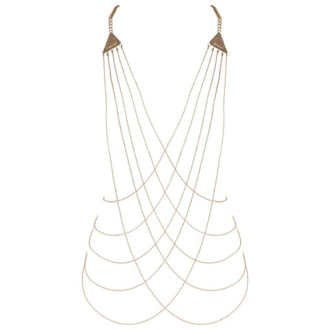 Muse Triangle Fetish Chain Harness - Cuffs And Restraints