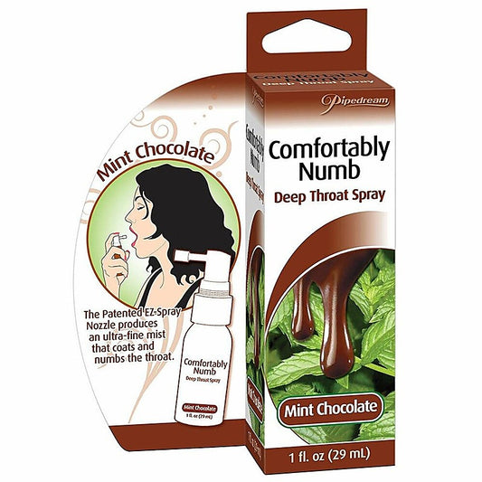 Pipedream Comfortably Numb Deep Throat Spray - Delay and Excite Sprays