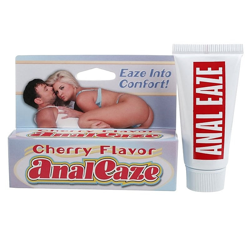 Cherry Flavour Anal Eaze Cream by Pipedream - Water Based Lubes