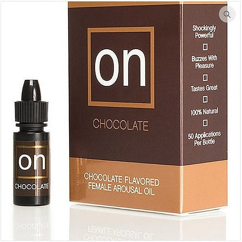 ON Chocolate Natural Arousal Gel by Sensuva On - Delay and Excite Sprays