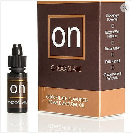 On Chocolate Natural Arousal Gel - Delay and Excite Sprays