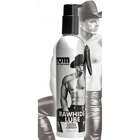 Tom of Finland Rawhide Leather Scented Lube - Delay and Excite Sprays