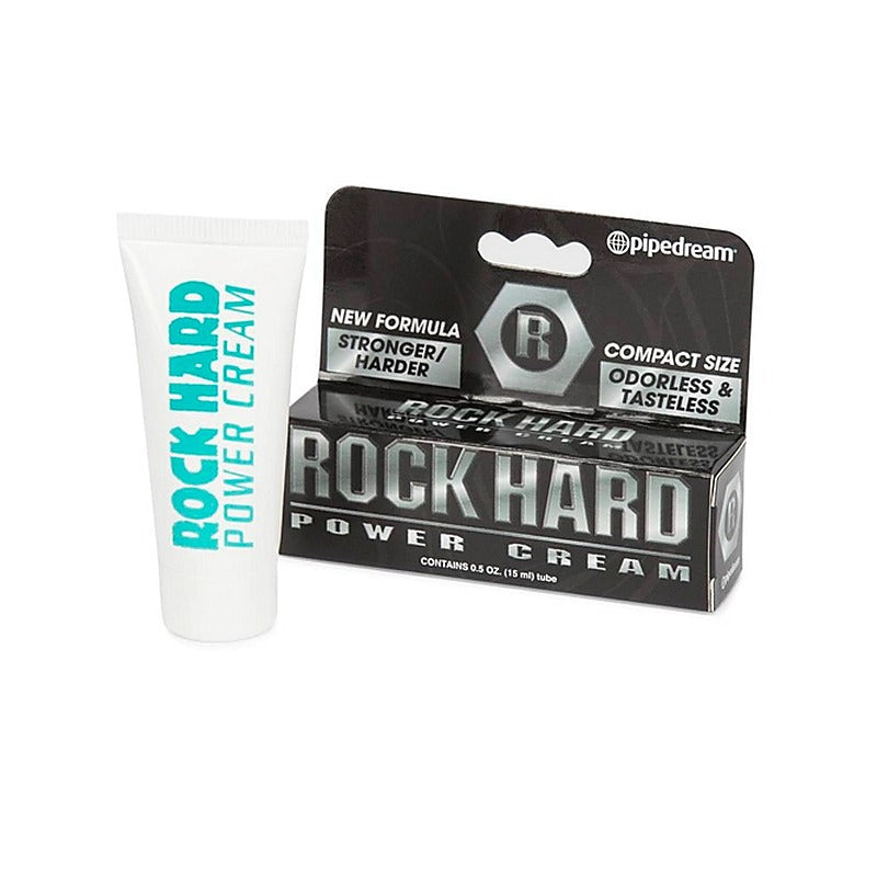 Rock Hard Erection Enhancer Power Cream by Pipedream - Delay and Excite Sprays