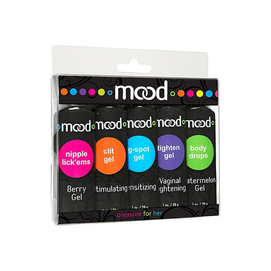 Doc Johnson Mood Pleasure For Her Multi Pack Adult Lubricant - Delay and Excite Sprays