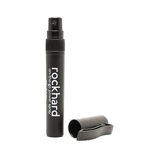 Pipedream Rock Hard On-The-Go Power Sex Delay Spray 8ml - Delay and Excite Sprays
