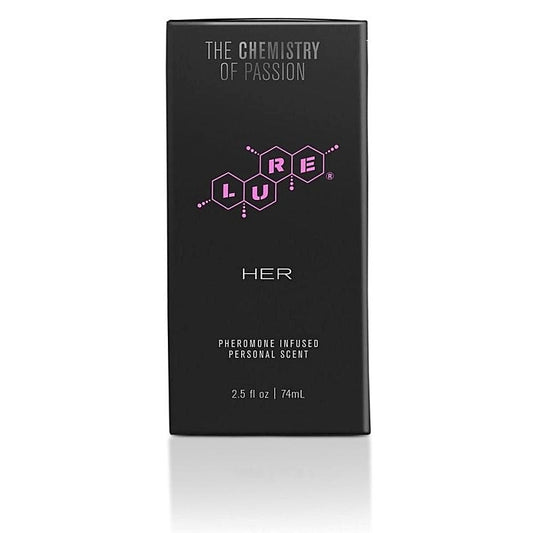 Lure Black Label for Her Pheromone Infused Personal Scent - Delay and Excite Sprays