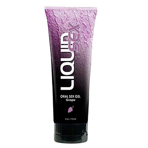 Liquid Sex Oral Sex Gel Grape 4 oz - Delay and Excite Sprays